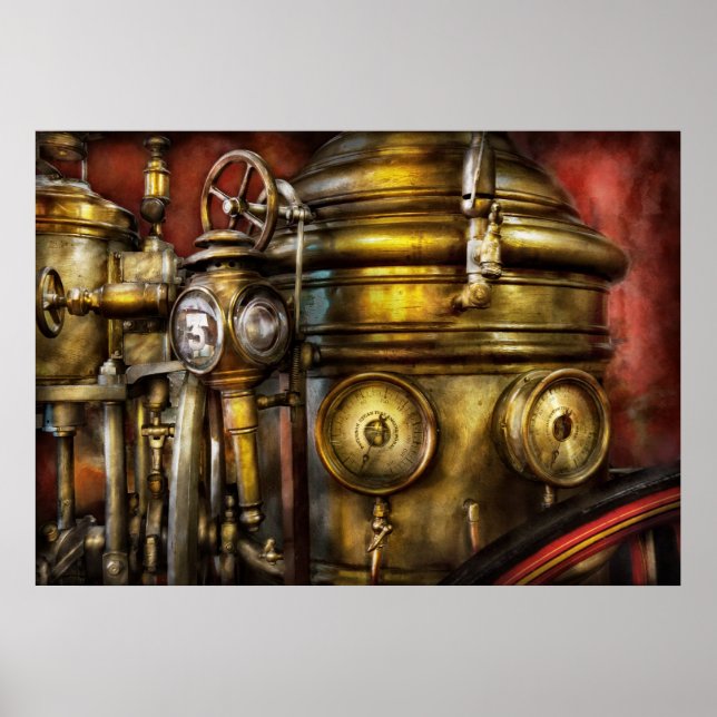 Fireman - The Steam Boiler Poster (Front)