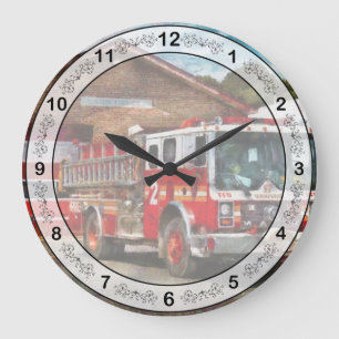 Fireman - Union Fire Company 1 Large Clock