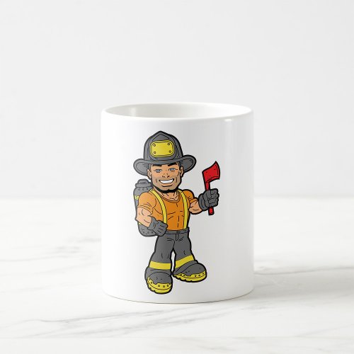 Fireman With An Axe Coffee Mug