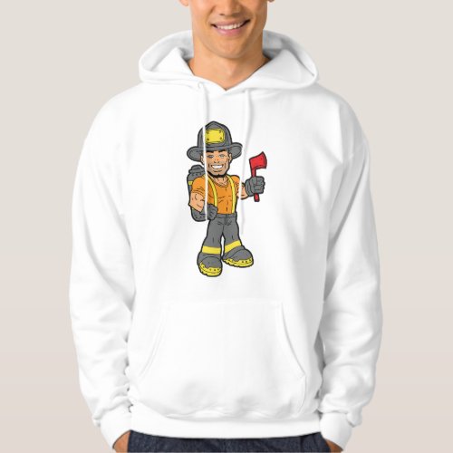 Fireman With An Axe Hoodie