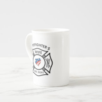 Fireman Wives USA Bone China Mug