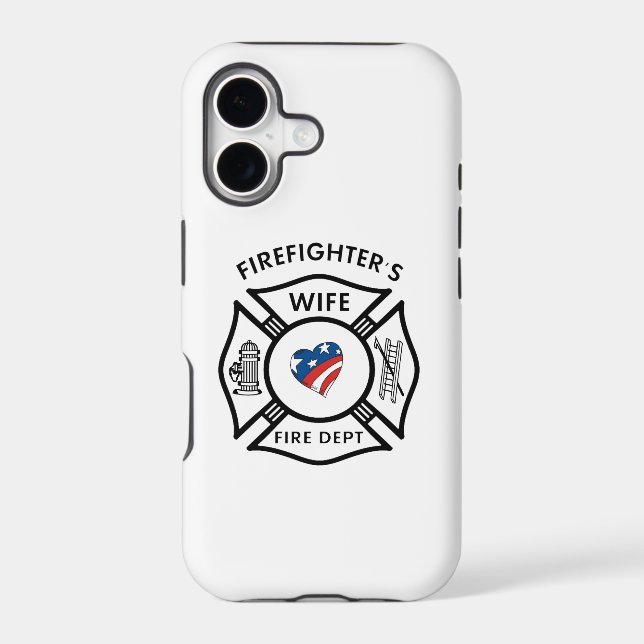 Fireman Wives USA Iphone Case (Back)