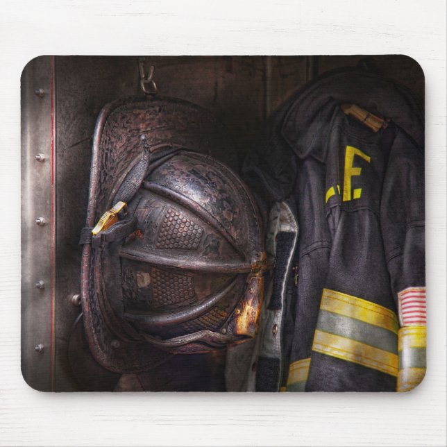 Fireman - Worn and used Mouse Pad (Front)