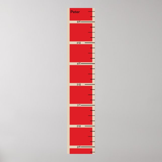 Fireman's Ladder Growth Chart (Front)