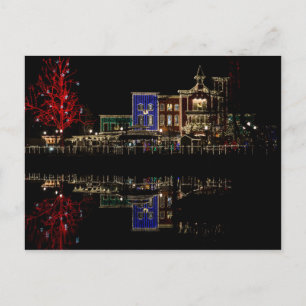 Firemans Landing Christmas Holiday Postcard