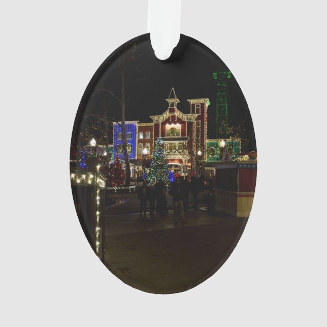 Firemans Landing Christmas Ornament (Back)