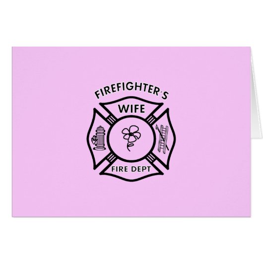 Fireman's Wife Cards (Front Horizontal)