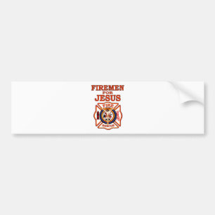 FIREMEN FOR JESUS BUMPER STICKER