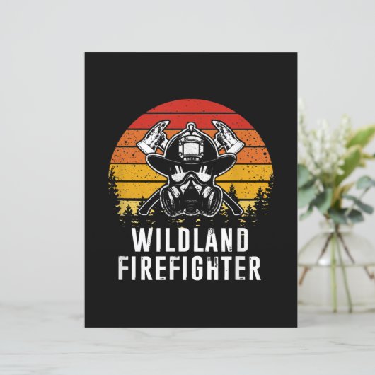 Firemen Reto Sunset Firefighter (Standing Front)