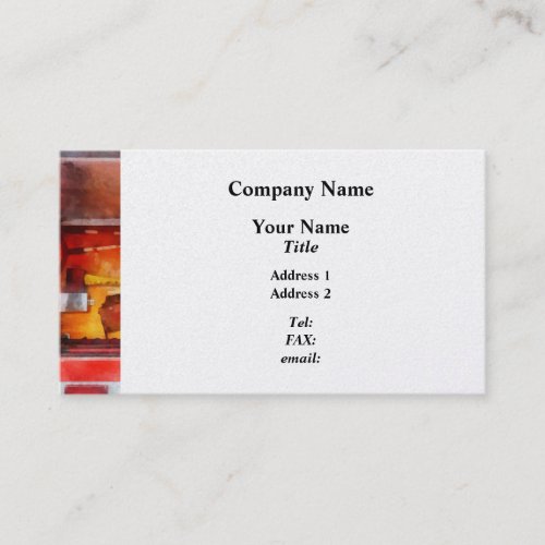 Firemens Tools of the Trade Business Card