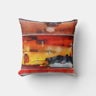 Firemen's Tools of the Trade Throw Pillow