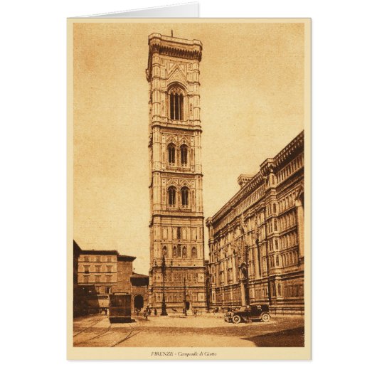 Firenze, Campanile di Giotto Cards (Front)