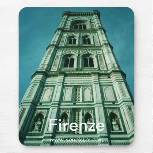 Firenze Campanile View Mouse Pad