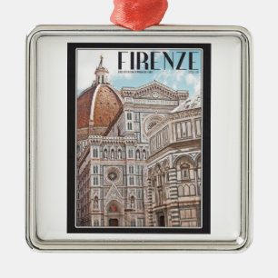 Firenze Duomo Metal Ornament