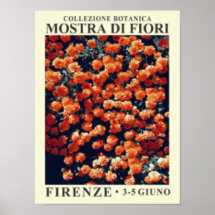 Firenze Floral Exhibit Poster