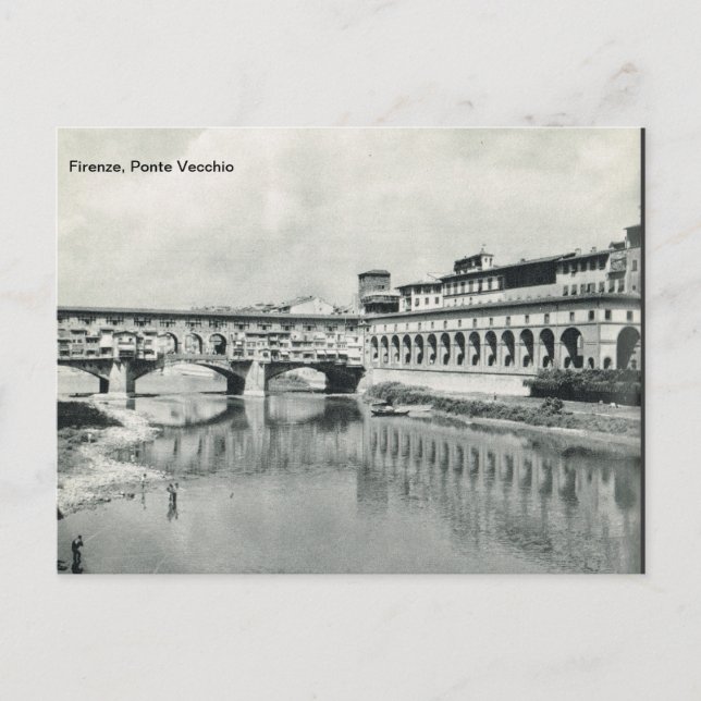 Firenze,Florence,   Ponte Vecchio Postcard (Front)