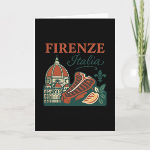 Firenze Italia Souvenir Florence Italy Food And Tr Card