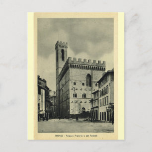Firenze Palazzio Pretorio 1 Postcard