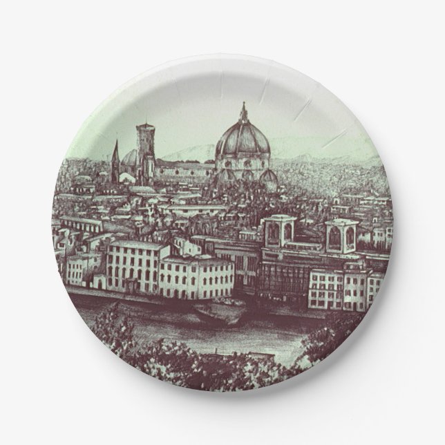 Firenze Paper Plates (Front)