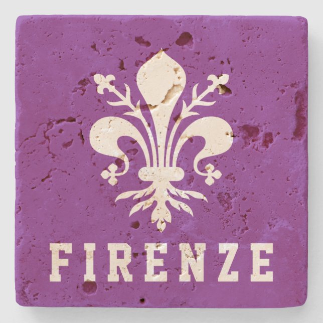 Firenze Stone Coaster (Front)