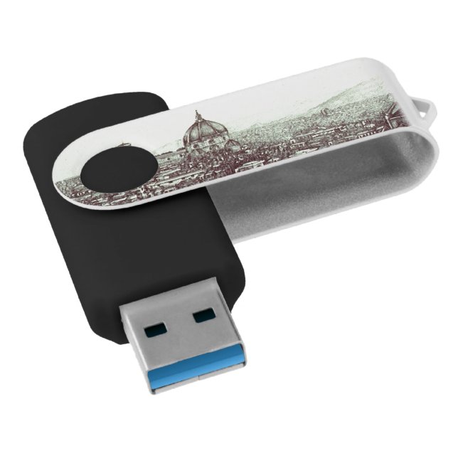 Firenze USB Flash Drive (Angled)