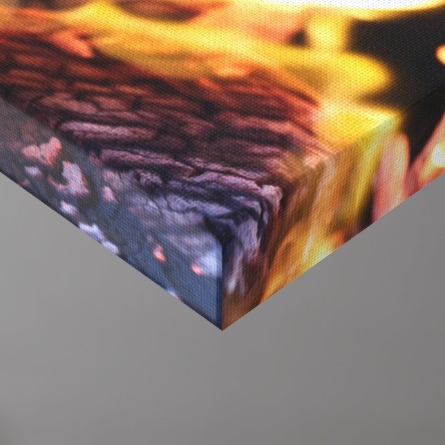 Fireplace Canvas Photo Tile (Detailed)