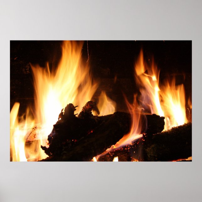 Fireplace Canvas Print (Front)