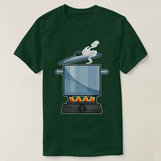 Fireplace Cooking pot  T-Shirt (Design Front)