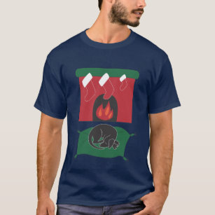 Christmas Fireplace T-Shirts - T-Shirt Design & Printing | Zazzle