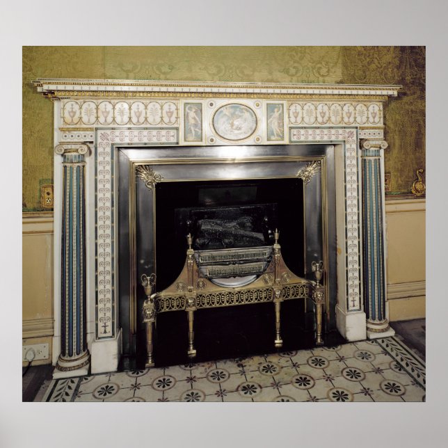 Fireplace from Syon House, Middlesex, c.1760 Poster (Front)