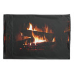Fireplace Warm Winter Pillow Case