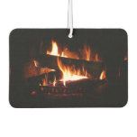 Fireplace Warm Winter Scene Photography Air Freshener