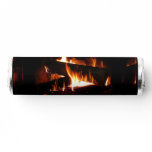 Fireplace Warm Winter Scene Photography Breath Savers® Mints