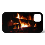 Fireplace Warm Winter Scene Photography iPhone 13 Case