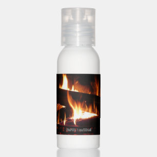 Fireplace Warm Winter Scene Photography Hand Lotion