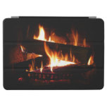 Fireplace Warm Winter Scene Photography iPad Air Cover