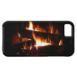 Fireplace Warm Winter Scene Photography iPhone SE/5/5s Case
