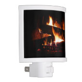 Fireplace Warm Winter Scene Photography Night Light (Right)
