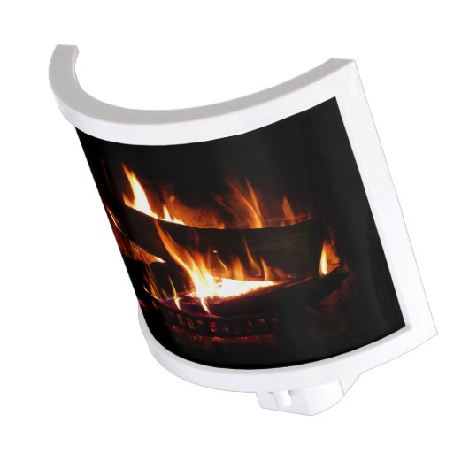 Fireplace Warm Winter Scene Photography Night Light (Angled)