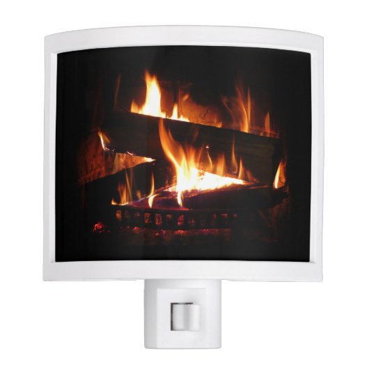 Fireplace Warm Winter Scene Photography Night Light (Front)