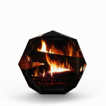 Fireplace Warm Winter Scene Photography Photo Block