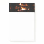 Fireplace Warm Winter Scene Photography Post-it Notes