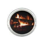 Fireplace Warm Winter Scene Photography Ring