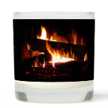 Fireplace Warm Winter Scene Photography Scented Candle