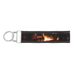 Fireplace Warm Winter Wrist Keychain