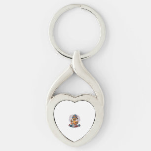Firequacker Patriotic Duck Vintage Shirt Design_1 Keychain