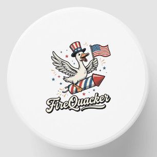 FireQuacker Patriotic Goose Vintage 4th of July De Mini Candle Favors