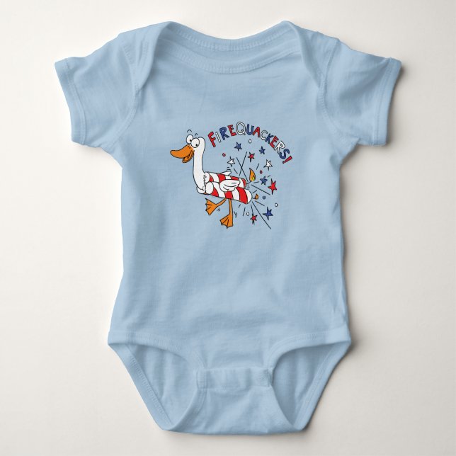 Firequackers Kid's Baby Bodysuit T-Shirt (Front)