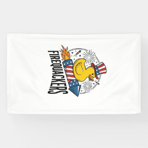 Firequackers Patriotic Duck Firework Shirt Design_ Banner