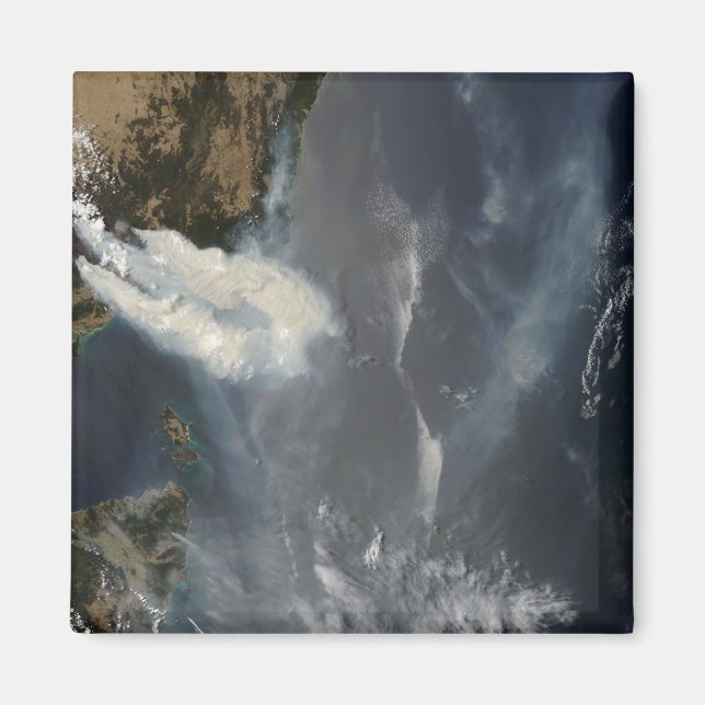 Fires and smoke in southeast Australia Magnet (Front)